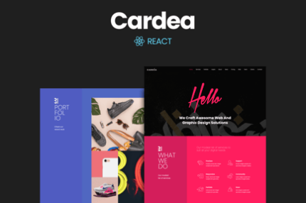 Cardea - Portfolio One Page React Template