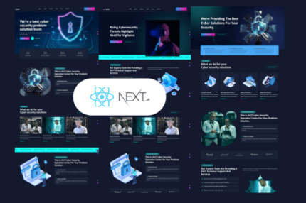 Cybal - Cyber Security Next js Template