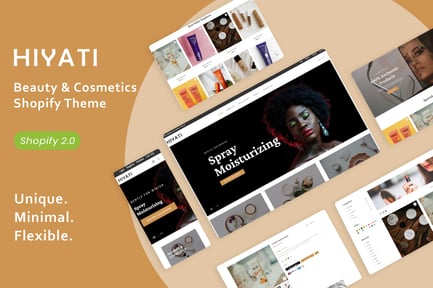 Hiyati - Beauty & Cosmetics Shopify Theme