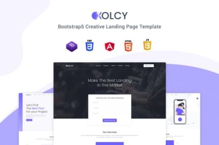 Xolcy Angular - Angular Js Landing Page Template