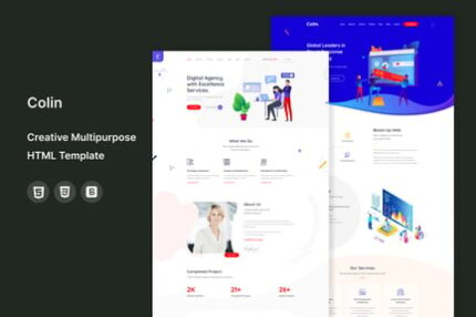 Colin - Creative Multipurpose HTML Template