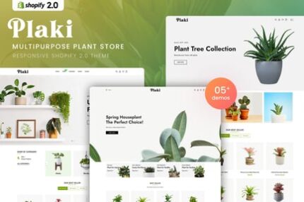 Plaki - MultiPurpose Plant Store Shopify 2.0 Theme