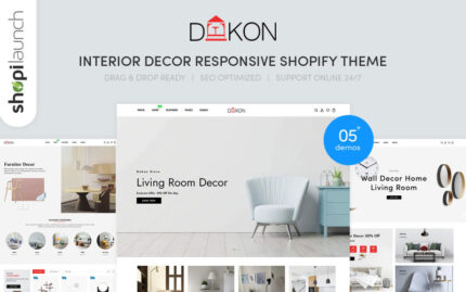 Dekon - Interior Decor Responsive Shopify Theme