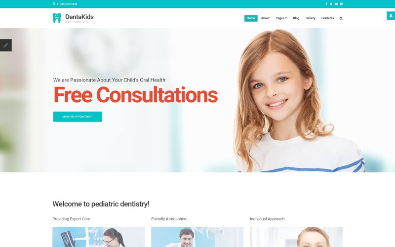 Dentistry Responsive Joomla Template