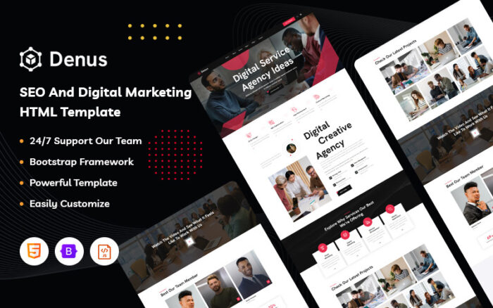 Denus – Creative Agency Website Template