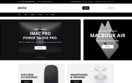 Device - Gadget OpenCart Template
