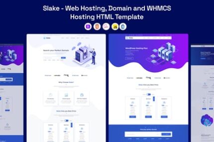 Slake - Web Hosting, Domain & WHMCS Template