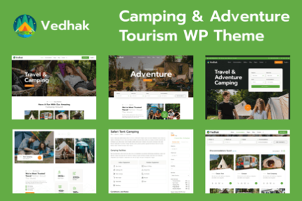 Camping & Adventure Tour WordPress Theme - Vedhak