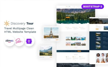 Discovery Tour - Travel Agency HTML5 Website Template