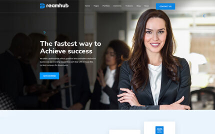 DreamHub Consulting Company HTML5 Template Website Template