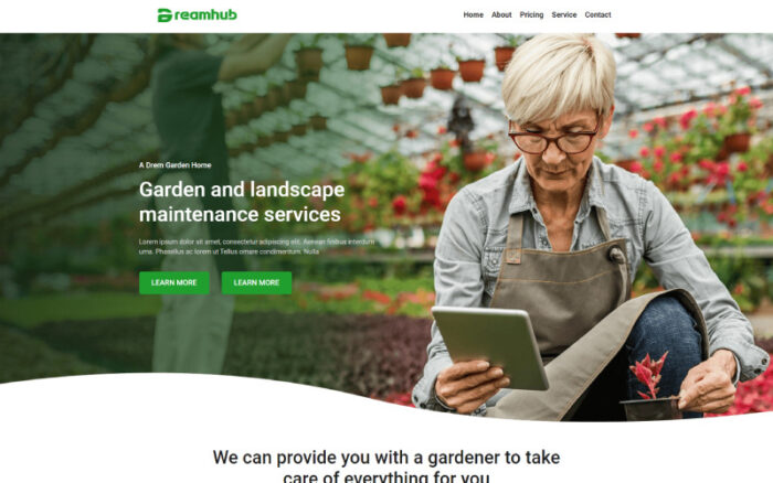 DreamHub – Gardening and landscape WordPress Theme