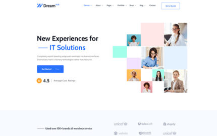 Dreamhub IT-solution HTML5 Template Website Template