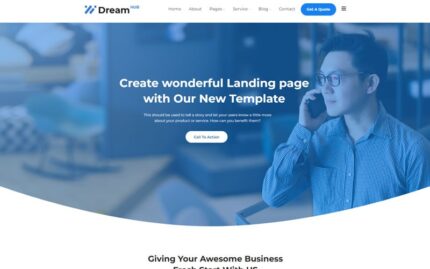 DreamHub Lead Generation WordPress Theme