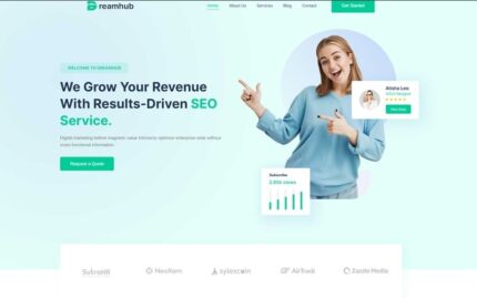 DreamHub SEO Agency WordPress Theme