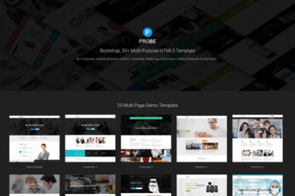 Probe - Responsive Multi-Purpose HTML5 Template