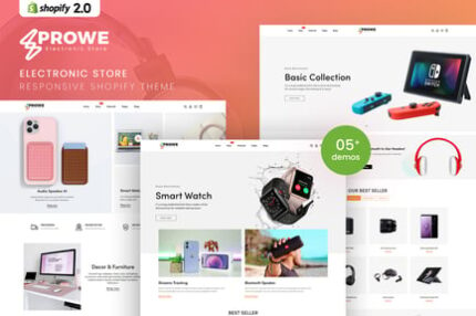 Prowe - Electronic Store Responsive Shopify Theme