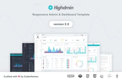 Highdmin - Responsive Bootstrap 4 Admin Dashboard