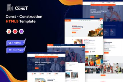 Const - Construction HTML5 Template