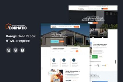 Dormatic – Garage Door Repair HTML Template