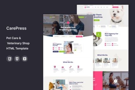 CarePress - Pet Care HTML Templa