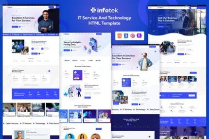 Infotek - IT Service & Technology HTML Template