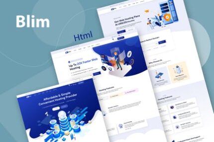 Blim - Domain & Hosting Company HTML Template