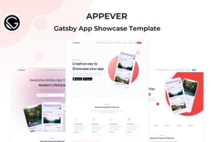 Appever - Gatsby App Landing Template