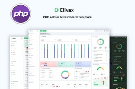 Clivax - PHP Admin & Dashboard Template