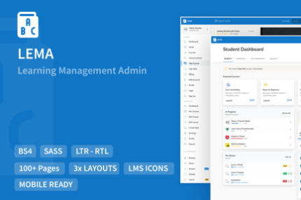 LMS Dashboard Template