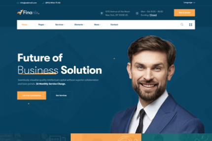 Finanix - Business WordPress Theme