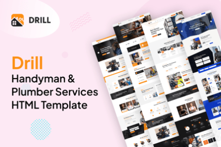 Drill - Handyman & Plumber Services HTML Template