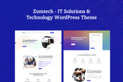 Zumtech IT Solutions & Technology WordPress Theme