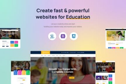 Educom - Education and LMS Template