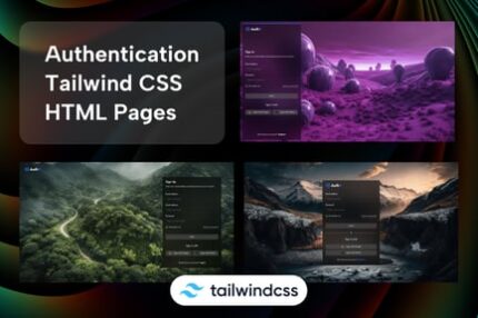 Auth Pages Tailwind CSS 3 HTML Template