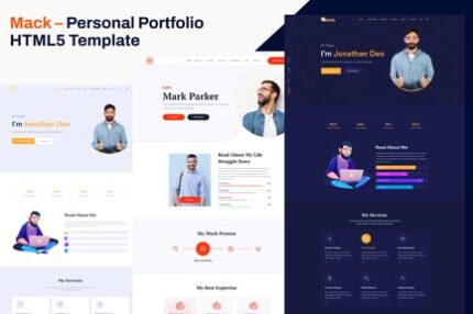 Mack - Personal Portfolio HTML5 Template