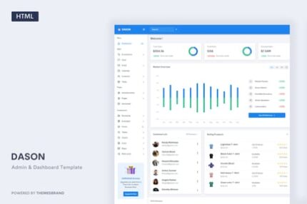 Dason - Admin & Dashboard Template