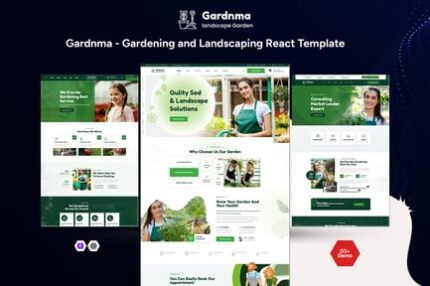 Gardnma - Gardening and Landscaping React Template