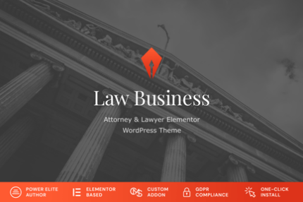 LawBusiness - Attorney & Lawyer WordPress Theme