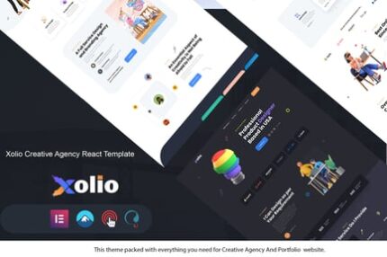 Xolio - Creative Agency & Portfolio React Template