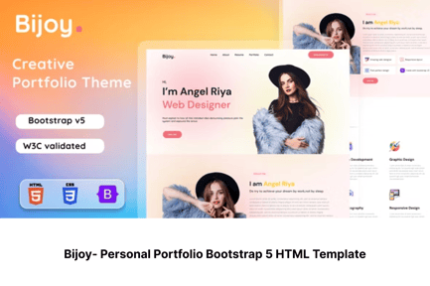 Bijoy- Personal Portfolio Bootstrap5 HTML Template