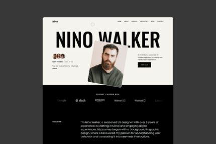 Nino - Modern Portfolio Template