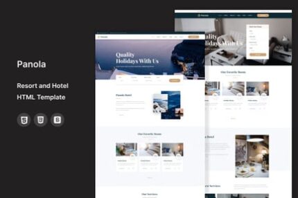 Panola : Resort and Hotel HTML Template