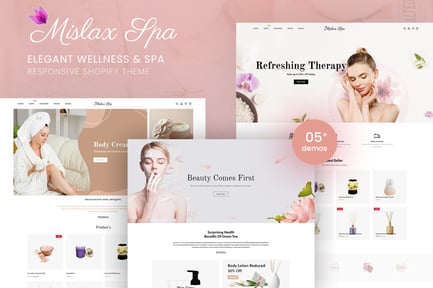 Mislax Spa - Elegant Spa & Wellness Shopify Theme