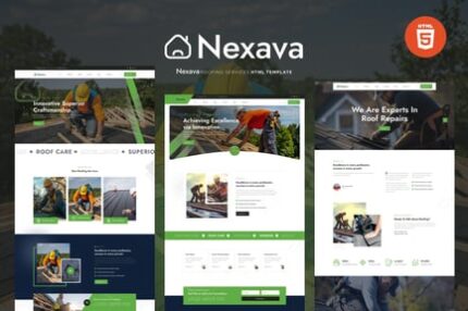 Nexava - Roofing Services HTML Template