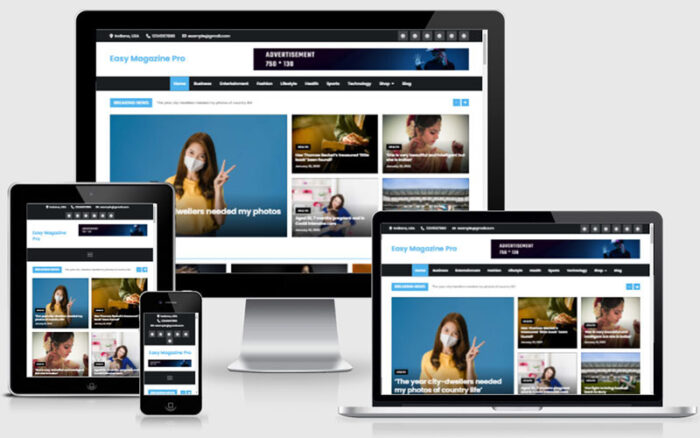 Easy Magazine Pro - Unique and Modern Magazine Theme WordPress Theme