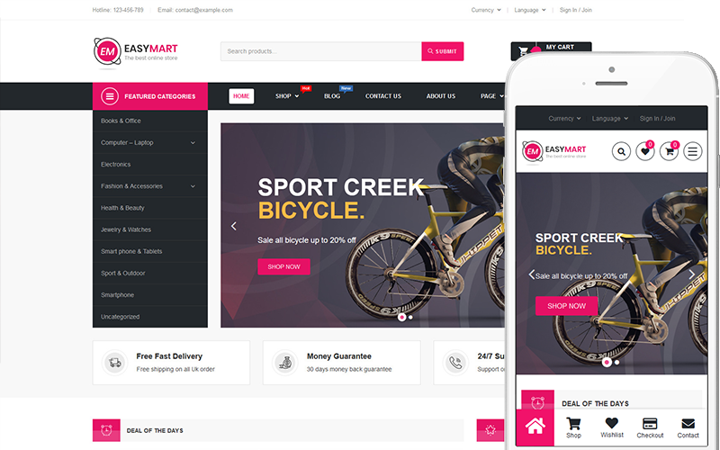 EasyMart - Multipurpose Theme WooCommerce Theme