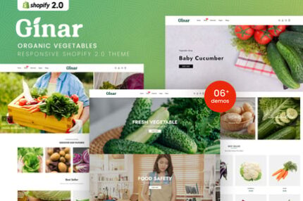 Gınar - Organic Vegetables Shopify 2.0 Theme