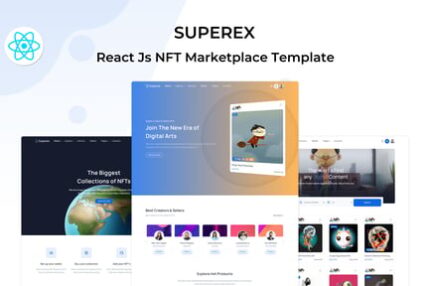 Superex - React Js NFT Marketplace