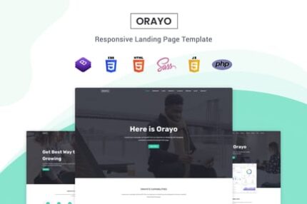 Orayo - Responsive Landing Page Template