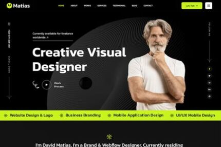 Matias - Personal Portfolio HTML Template